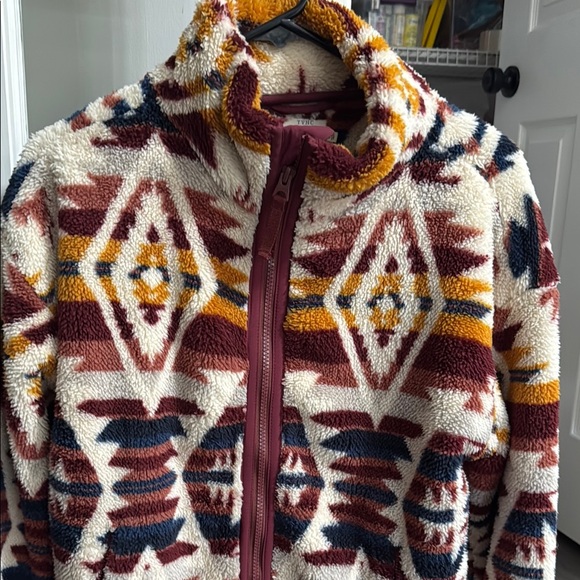 Faherty Multicolor Fleece Jacket - Picture 1 of 8